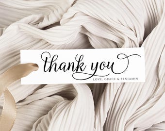 Thank you Gift Tag, Wedding Thank You Tag, Printable Favor Tag, DIY Gift Label, Custom Gift Tag, Personalized Gift Tag, Party Favor Tag