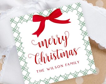 Christmas Gift Tags, DIY Gift Tag, Printable Christmas Tag, Holiday Favor Tag,   Holiday Gift Label, Merry Christmas Tag
