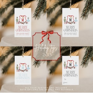 Printable Nutcracker Christmas Gift Tag Nutcracker Holiday Gift Tag ...