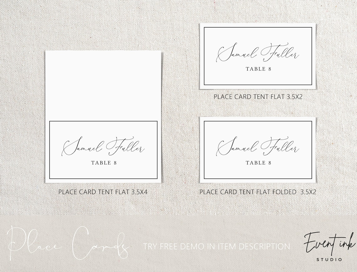 Wedding Name Setting Cards Name - Il 1140xN.5637816142 Fl5x 