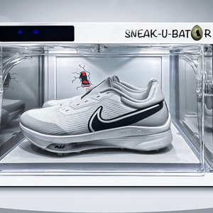 SNEAK-U-BATOR Technology LED Shoe box with wireless remote shoe organizer shoe box shoe storage