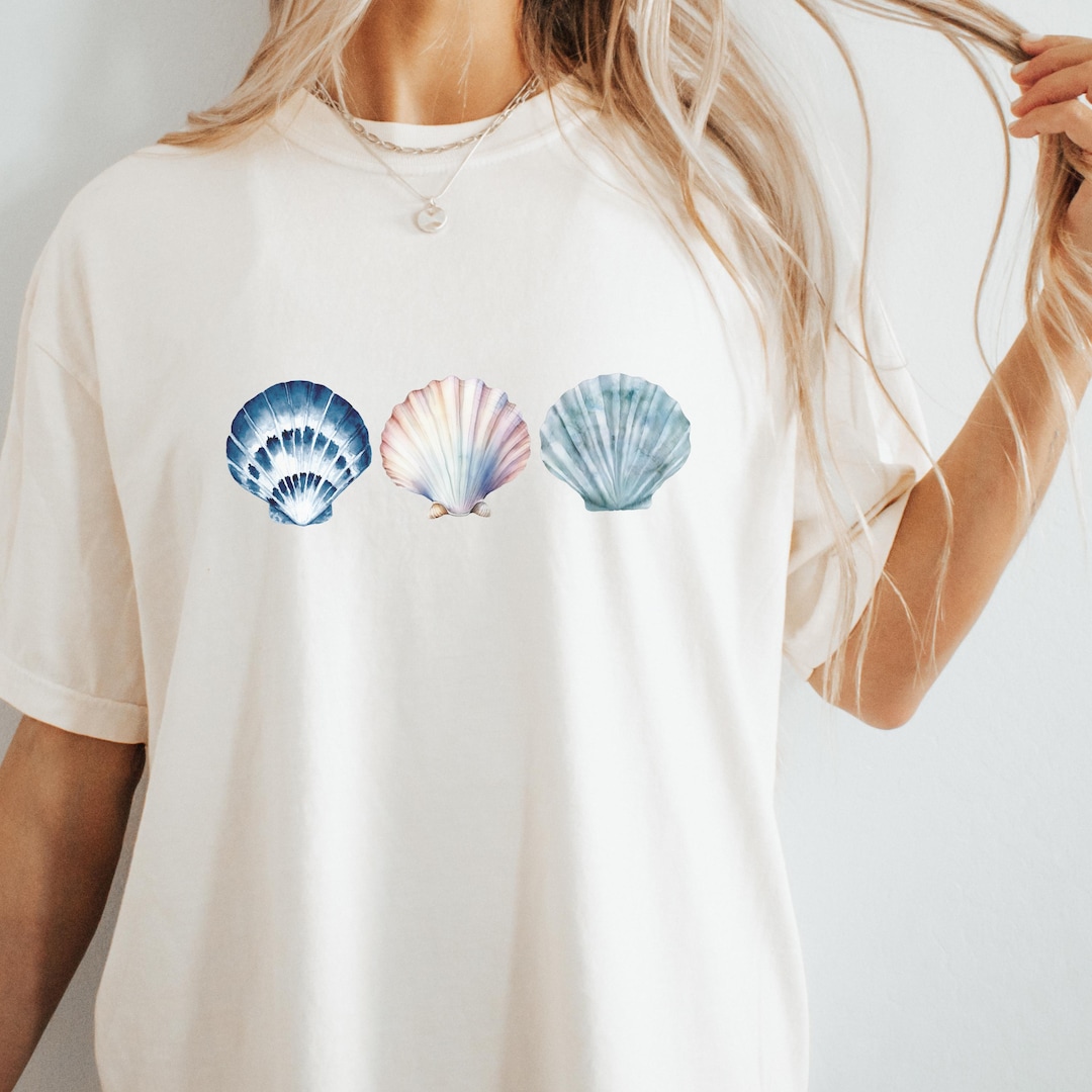 Three Seashell Vintage Tee, Colab With Marie Major, Atlantis Starseed ...