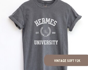 Unisex Hermes University Greek God Ultra Soft Vintage Tee