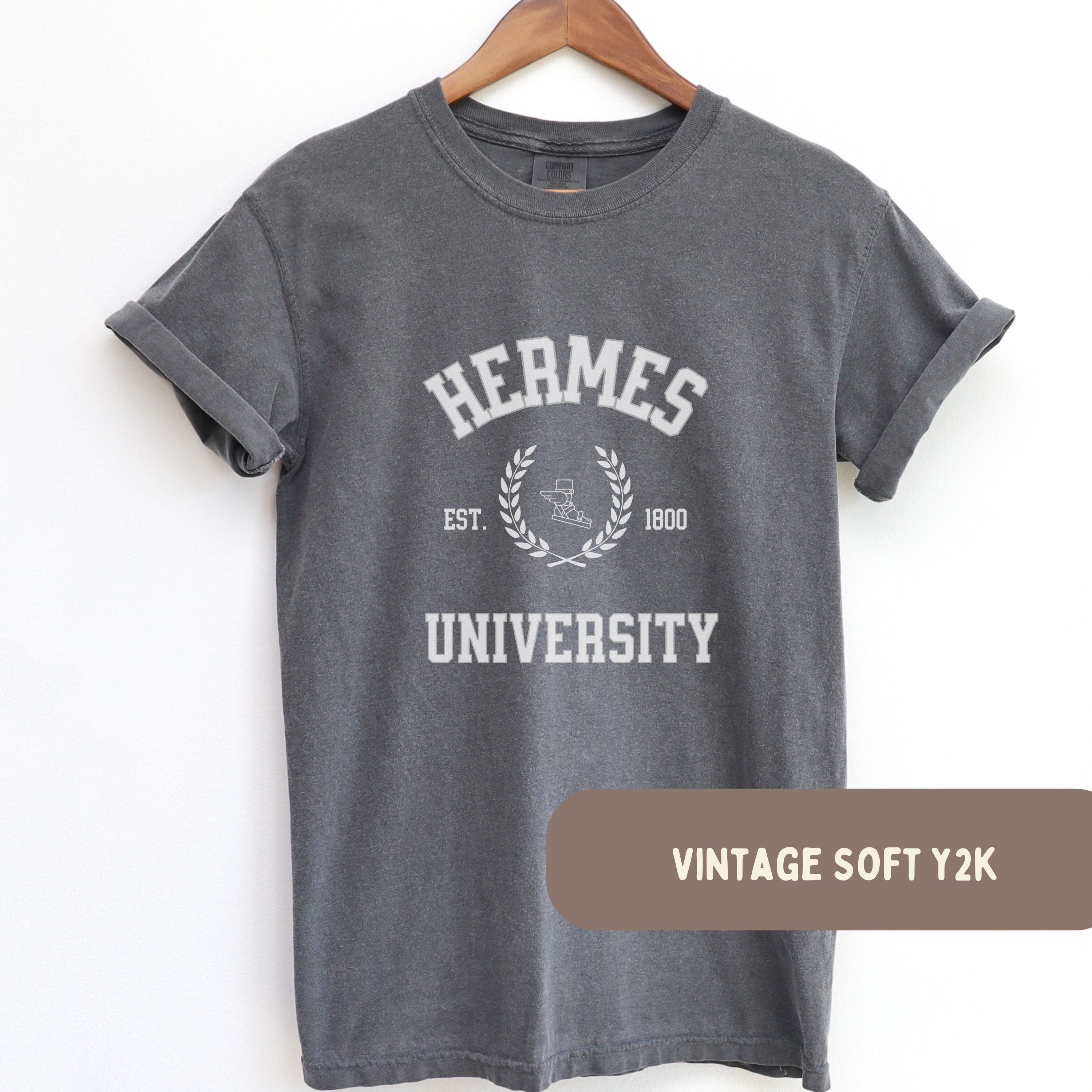 Unisex Hermes University Greek God Ultra Soft Vintage Tee