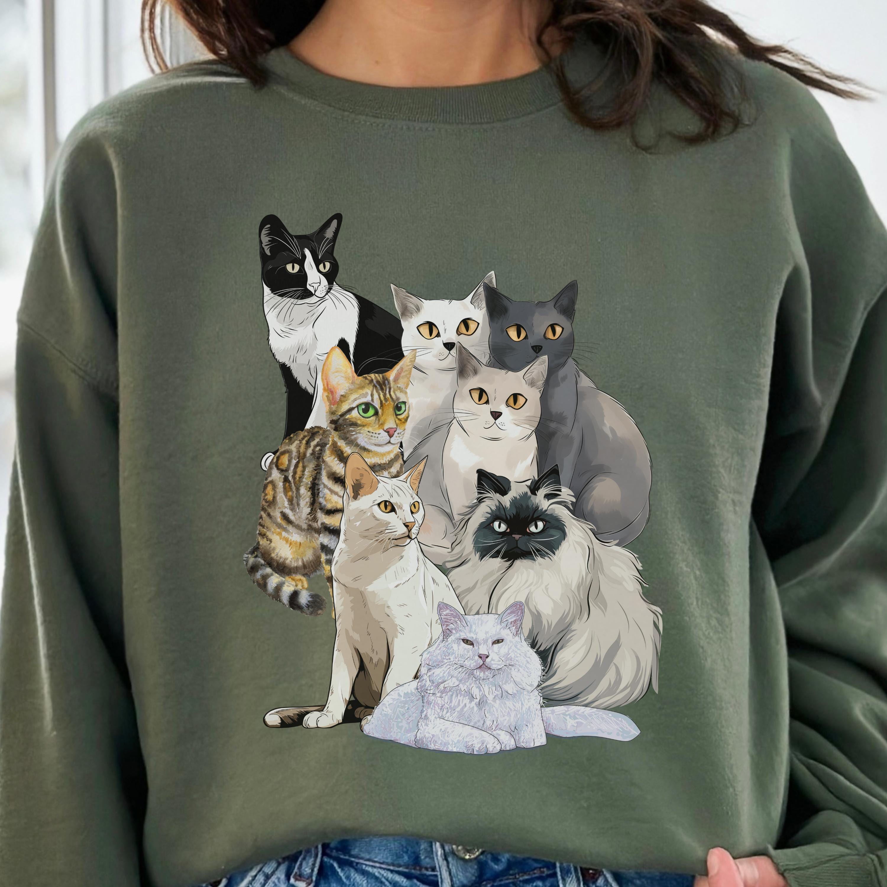 Vintage Cat Jumper