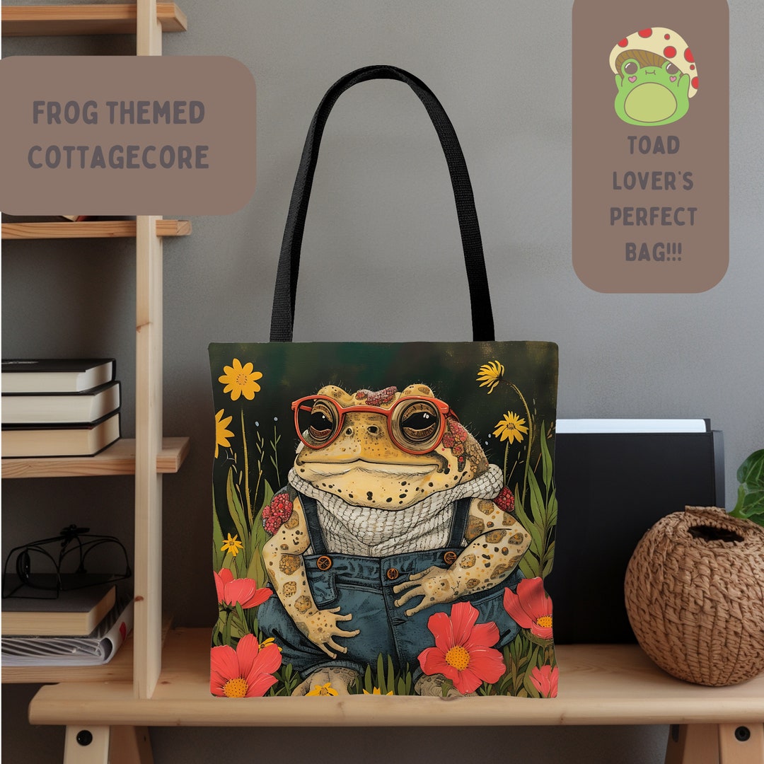 G2TUP Funny Frog Crossbody Bag - Cartoon Movie Lover Gift Toad Character Shoulder Bag