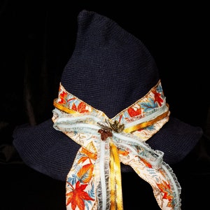 Blue Fall Magic Witch Hat