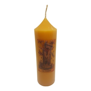 Candela tarocchi in pura cera d'api