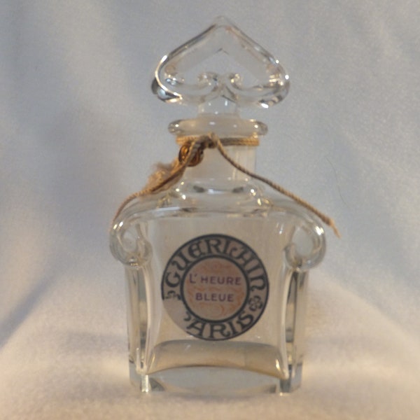 Vintage  Baccarat Crystal, Guerlain L'Heure,Bleue Perfume Bottle