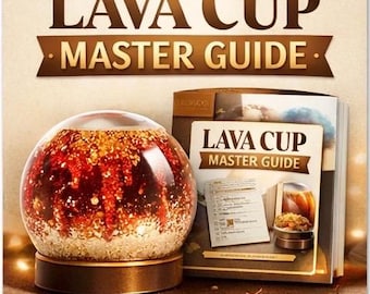 Lava Cup Master Guide | Snowglobe Craft Tutorial (Digital Download)