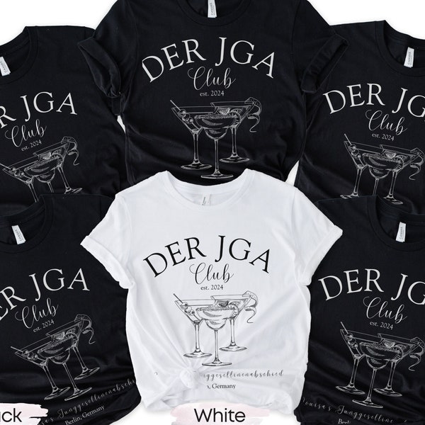 Personalisiertes JGA Frauen Bachelorette Party T-Shirt für Junggesellinnenabschied, Team Braut Shirt, Bride Squad, Brautjungfern Geschenk,