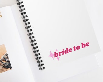 Bride to Be Spiral Notebook | Bride Gift | Wedding Details Notebook | Wedding Planner Notebook