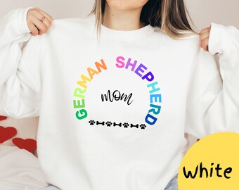 ジャーマンシェパード愛好家スウェットシャツ、ジャーマンシェパードママ、犬好きへのギフト、犬のママへのギフト、ジャーマンシェパードの女の子、ジャーマンシェパードの飼い主へのギフト
