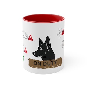 German shepherd Coffee Mug, funny dog gift, Christmas pet gift