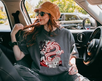 トップス tatsu Tatsu Unisex Tee, Oriental Graphic Shirt, Asian Art Top, Japanese