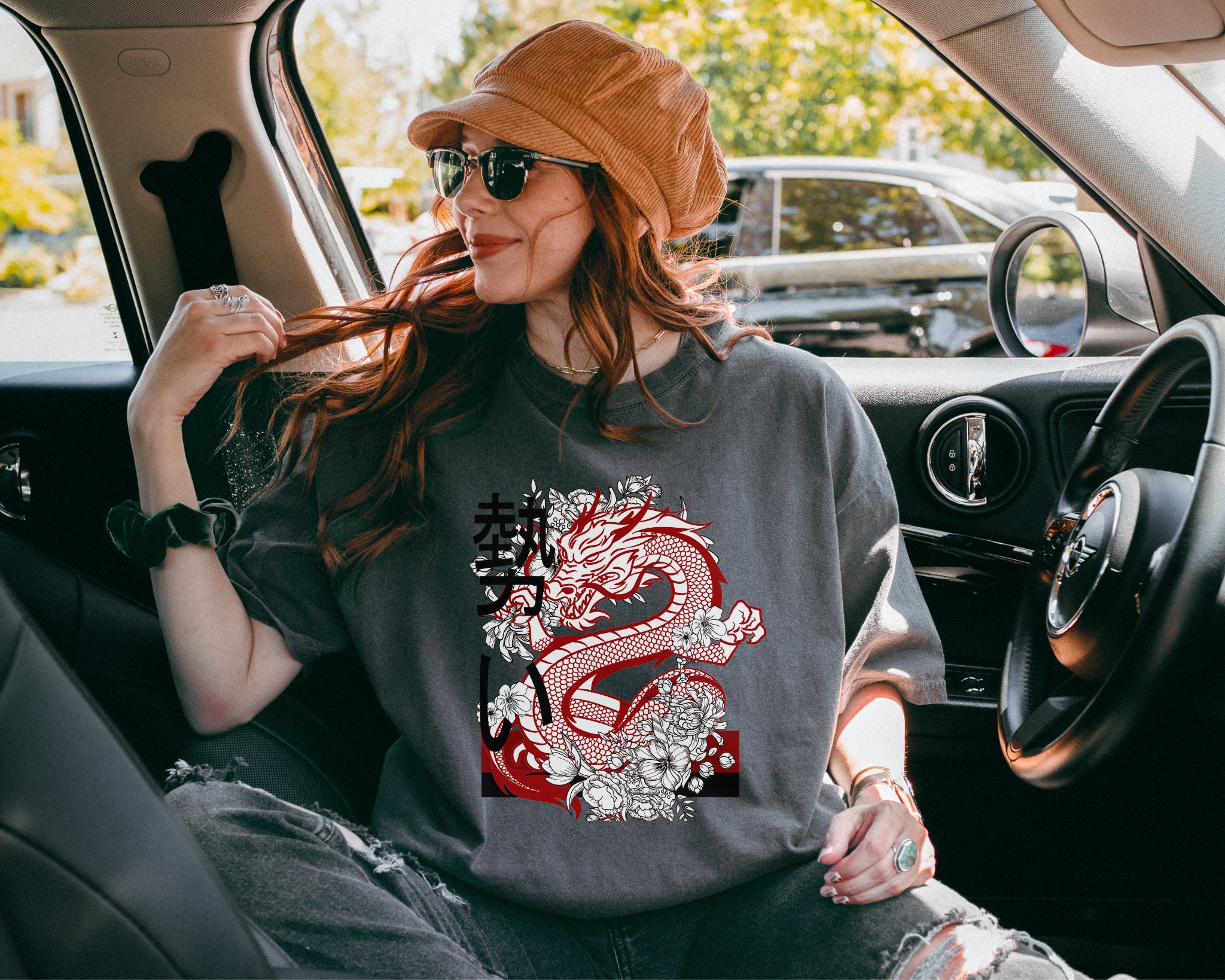トップス tatsu Tatsu Unisex Tee, Oriental Graphic Shirt, Asian Art Top, Japanese