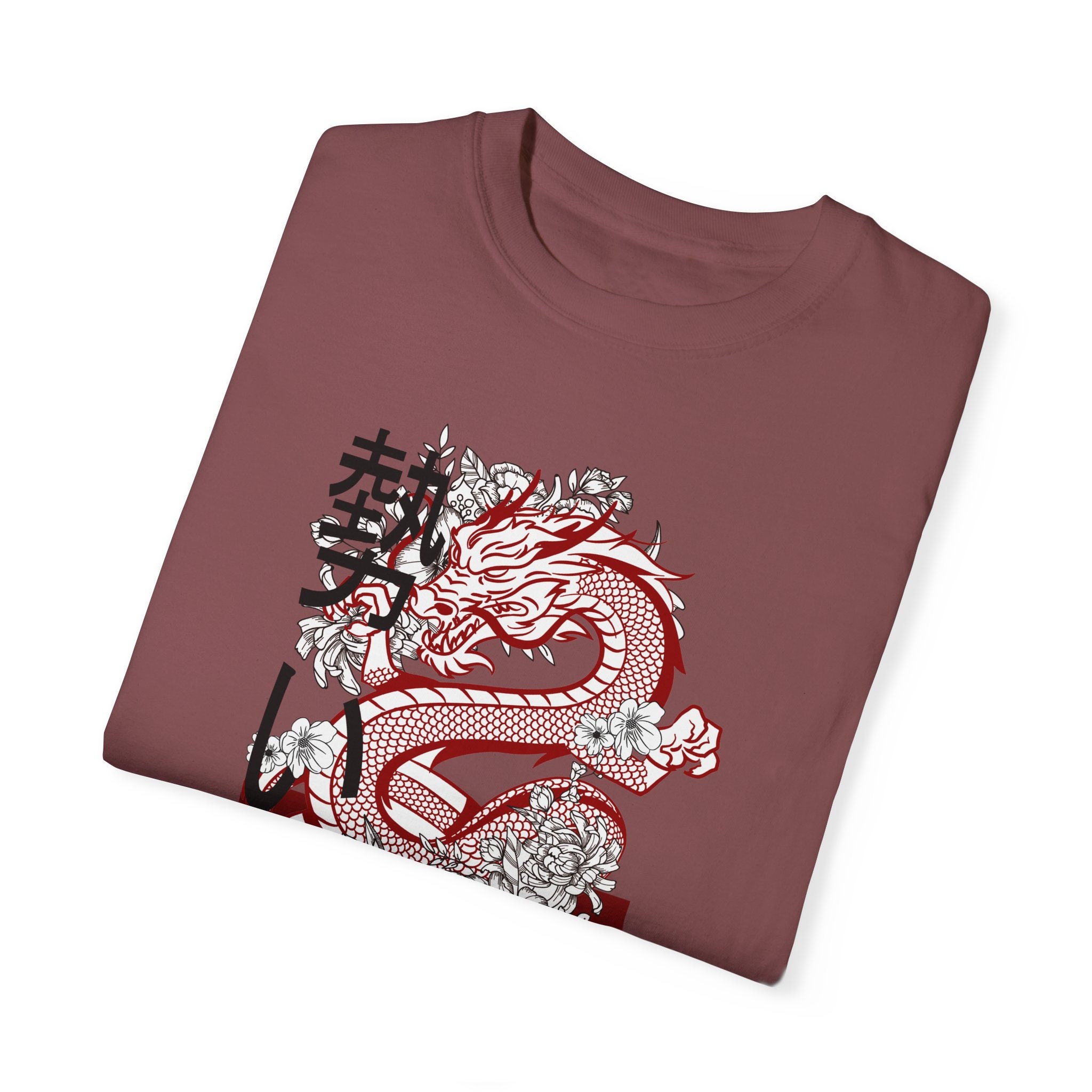 Tatsu Unisex Tee, Oriental Graphic Shirt, Asian Art Top, Japanese