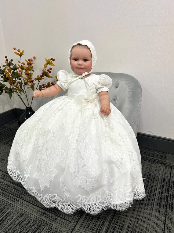 white christening dresses Baby Girl Dress G059 and is lined in a super soft and light weight cotton Virgen de Guadalupe Baptism Dress,