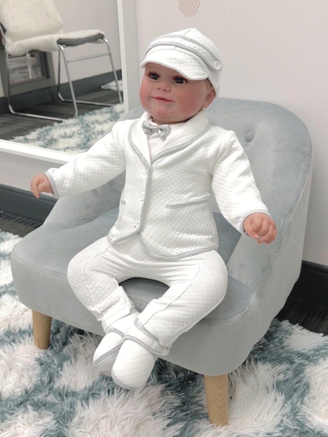 Baby Boy Baptism Suit Outfit for Wedding | Baby Boys Baptism Outfit ...