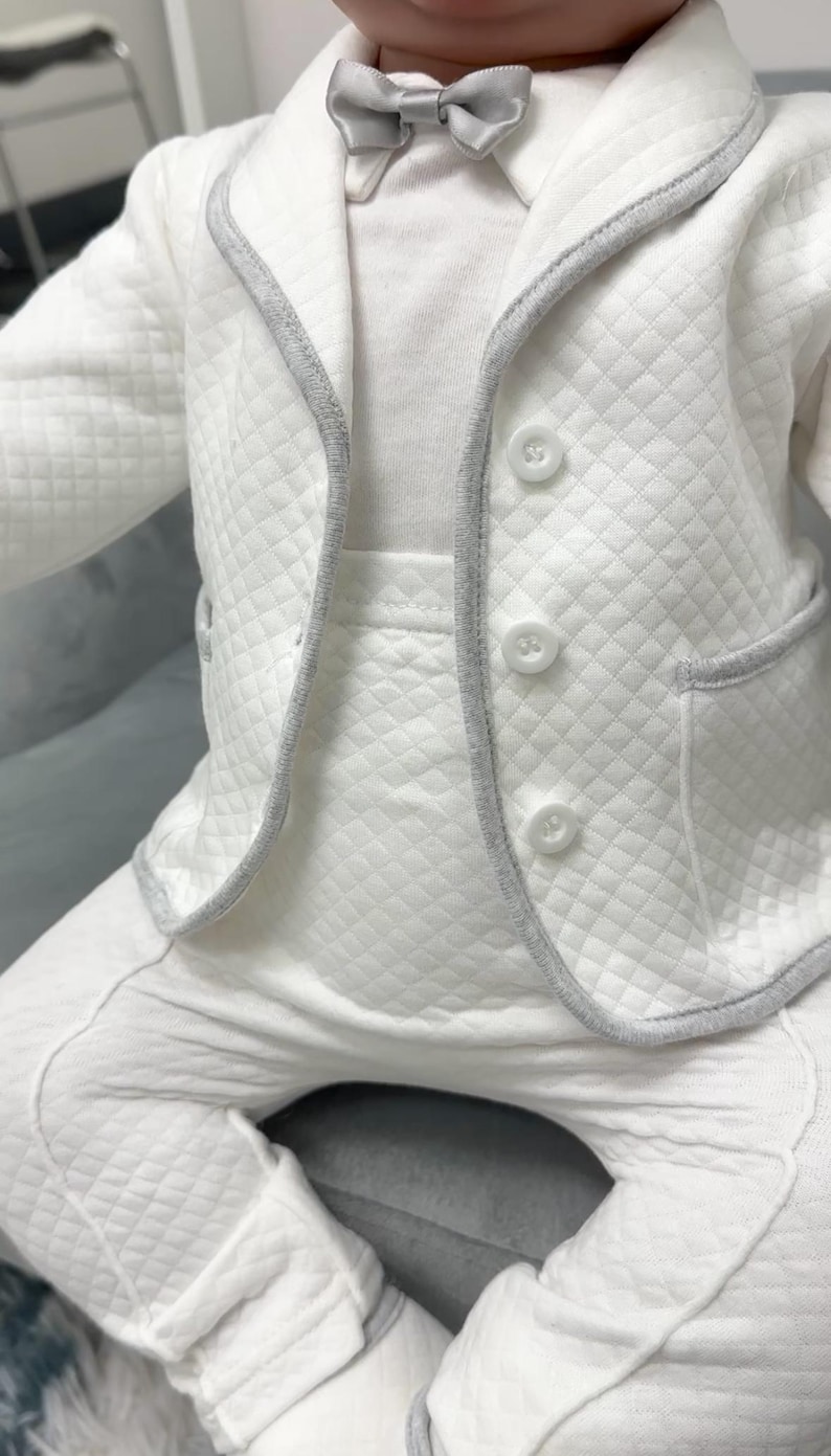 Baby Boy Baptism Suit Outfit for Wedding | Baby Boys Baptism Outfit ...