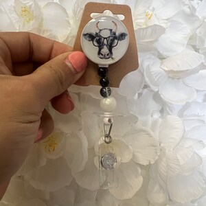 Cow Badge Reel