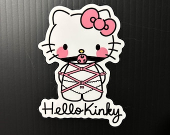 hello kinky sticker