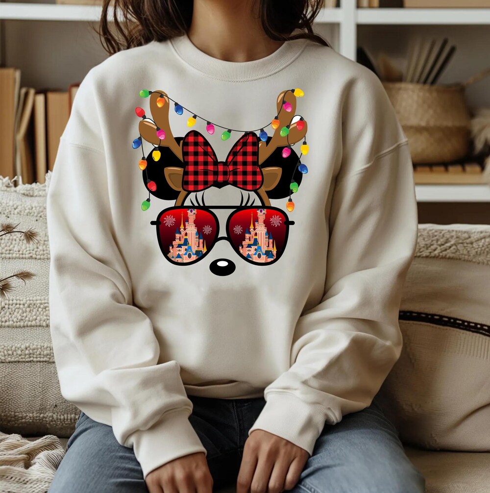 Mickey Christmas Sweatshirts, Minnie Sweatshirts, Custom Minnie Mickey Sweatshirts, Disney Christmas Sweatshirt, Family Christmas Sweatshirt