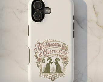 Meddlesome & Quarrelsome Victorian Floral iPhone Case (MagSafe Compatible)