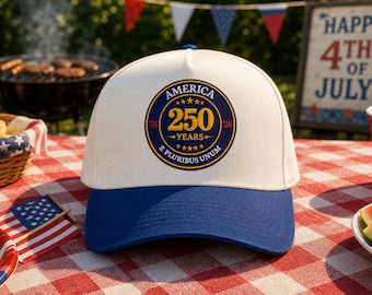 America 250th Anniversary Celebration Hat | Patriotic 4th of July Cap | E Pluribus Unum | Unisex USA Gift