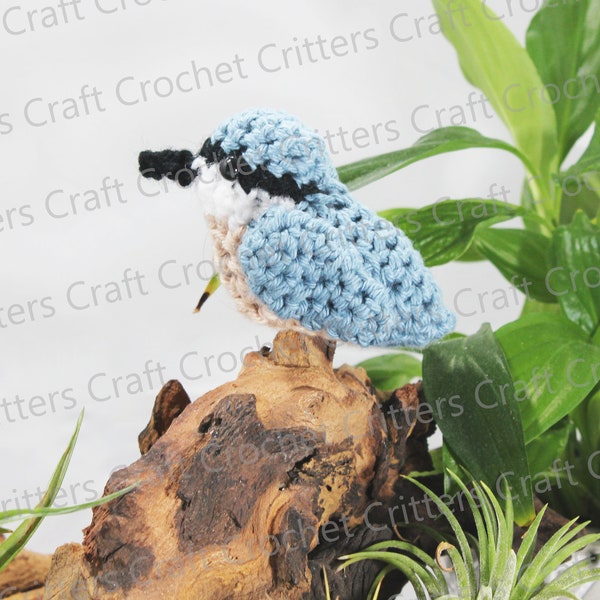 Nuthatch Garden Bird Crochet Pattern