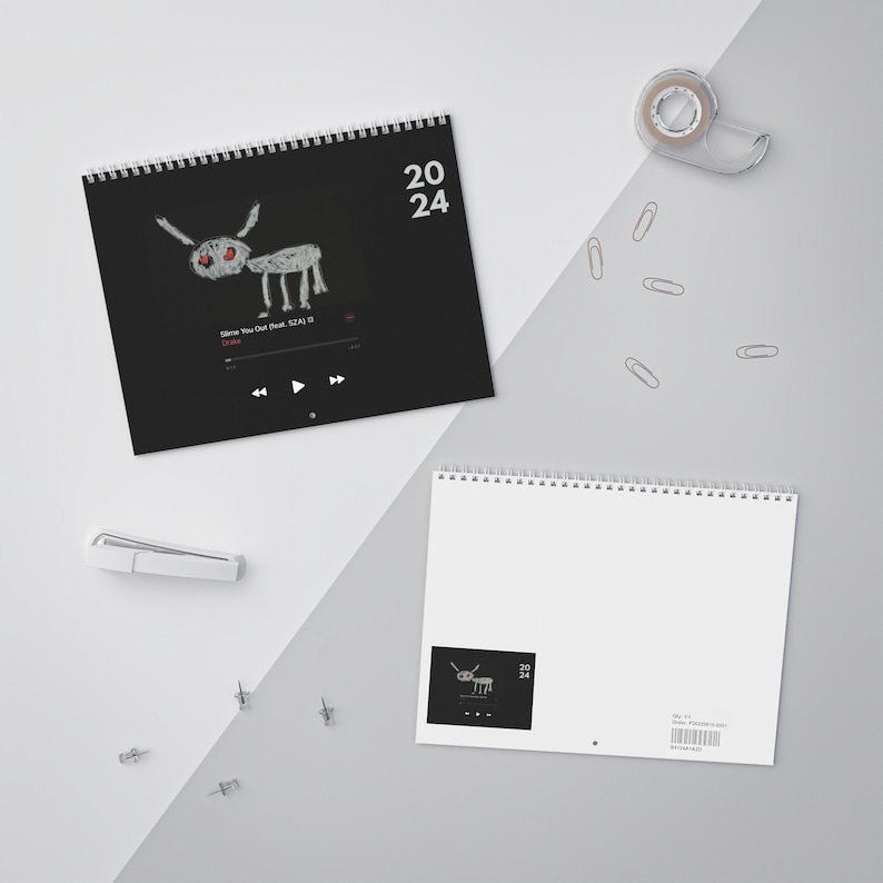 Slime You Out 2.0 Calendar 2024, Drake Inspired Calendar Etsy