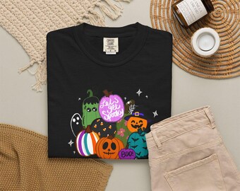 Decorated Pumpkins T-shirt - Comfort Colors Halloween Shirt