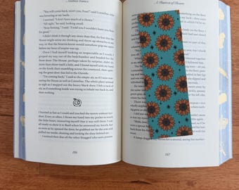 Sunflower Botanical Bookmark