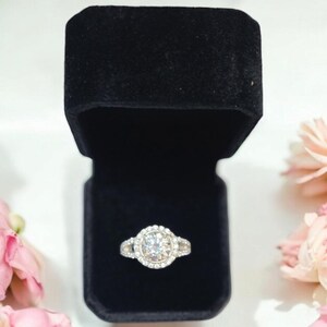 2ct Classic and Timeless Brilliant Cut Moissanite Solitaire Ring Elegant Moissanite Solitaire Ring