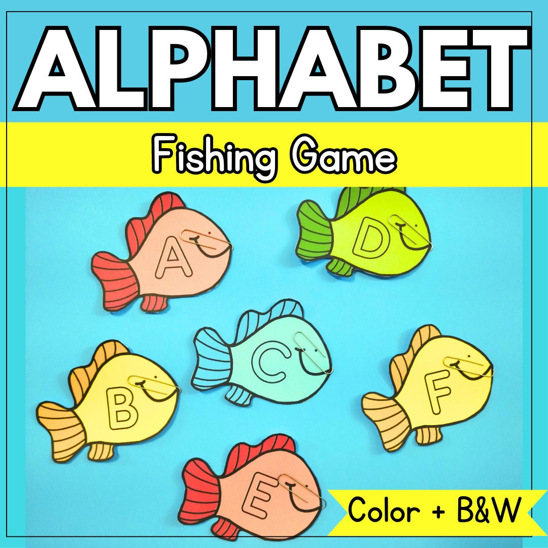 Fishing for Letters Game 
