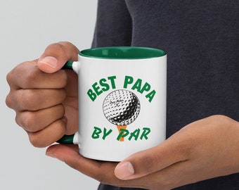 Bester Papa Durch Par Becher, Golf Papa Becher, Best Golfing Papa Kaffeetasse, Becher für Top Golf Papa