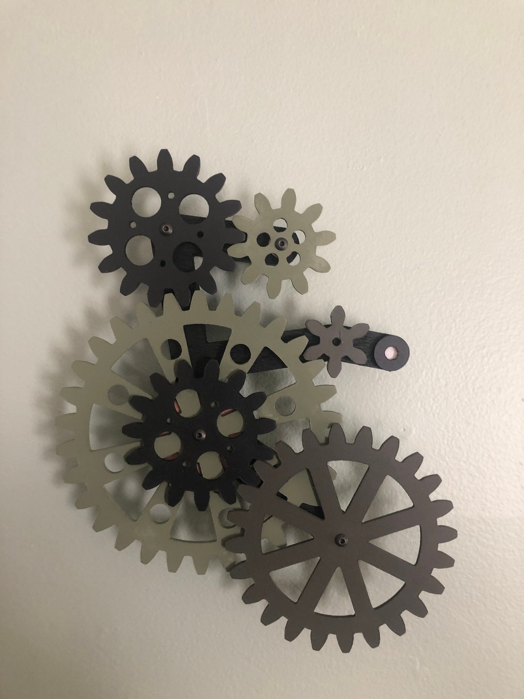 Gear Art Hanging Gear Art Moving Gears Motion Etsy