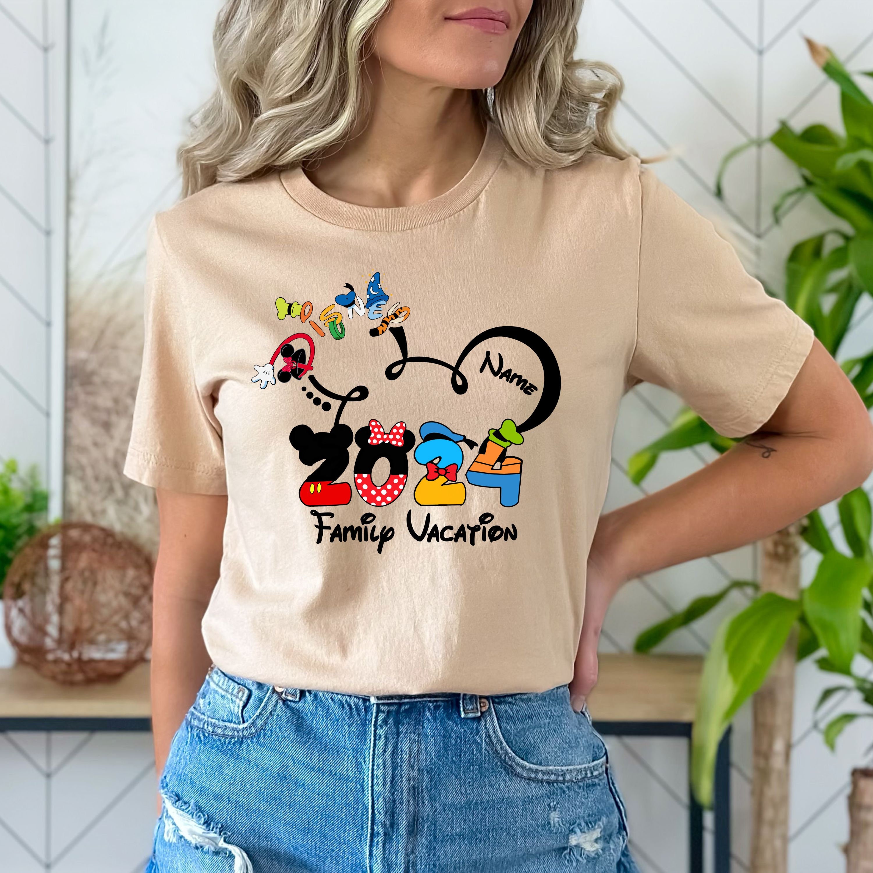Custom Disney Trip Family 2024 Shirt, Family Disney Vacation Shirt, Disney