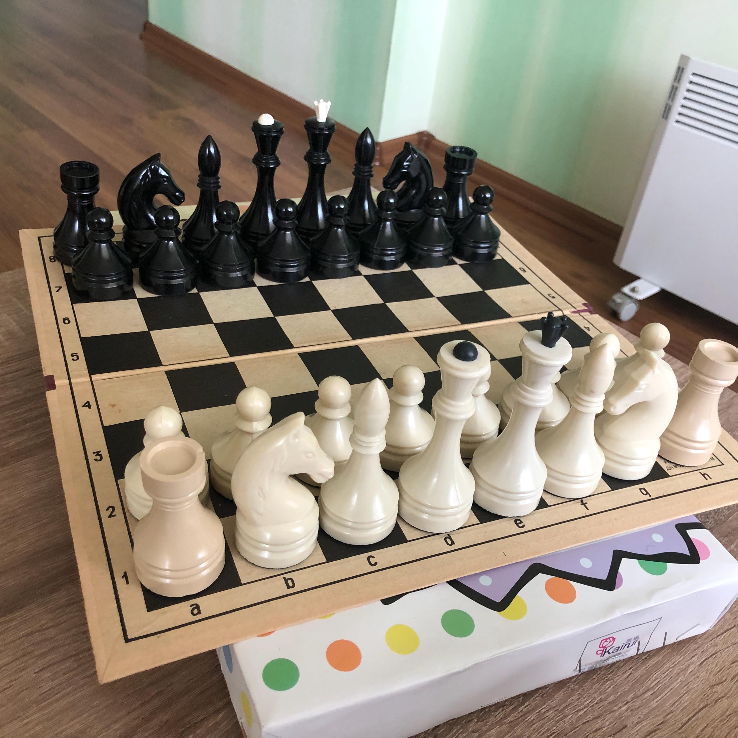 Soviet tournament chess set, produced in the 70s in Soviet Latvia - AUSMA (dawn)., Amazing chess, Soviet chess, Gift idea,