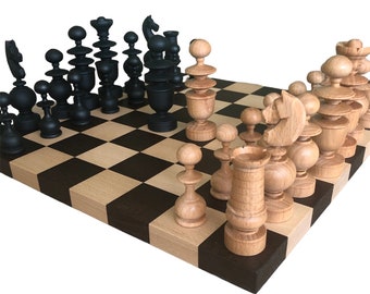Chess set, Handmade wooden chess set, reproduction of the chess set - &quot;Regence&quot; only chess pieces, New chess pieces, gift idea