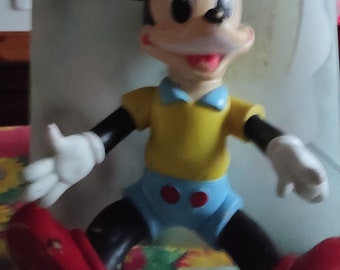 Mickey Mouse Ledraplastic 60s Rubber Italian Puppet Collection