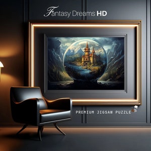 Puzzle Fantasy Castle | Unikatowe puzzle dla dorosłych | Najwyższa jakość | 96, 252, 500, 1000 elementów