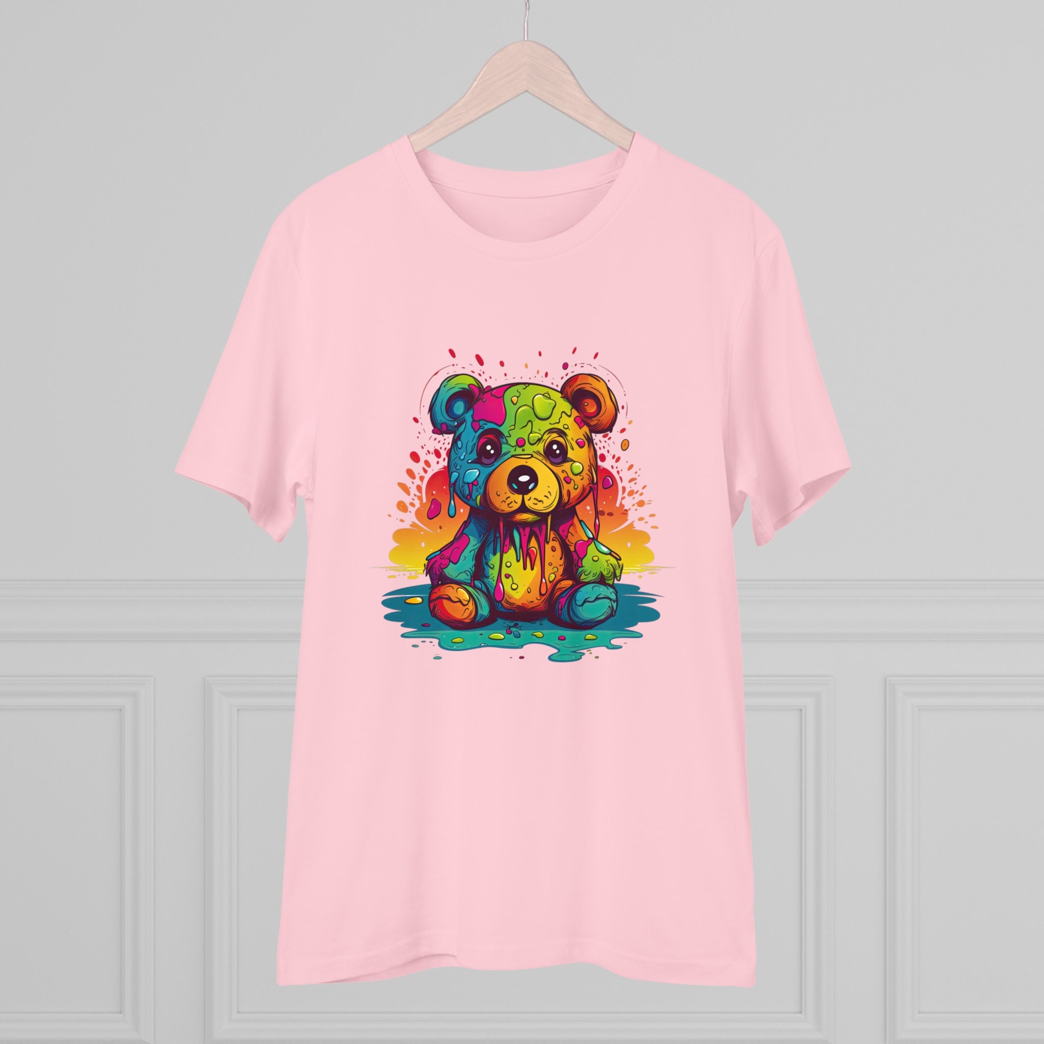 ★AWESOMEUS★ BEAR FRIENDS PIGMENT TSHIRT 4COLOR Smokey's Friends Unisex Short Sleeve Ringer Tee – The