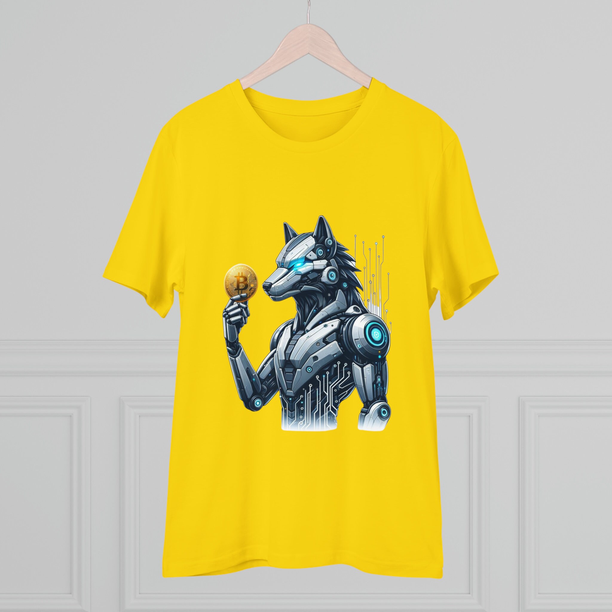 Cyber Wolf Bitcoin Tee: Futuristic Crypto Trader Shirt - Etsy