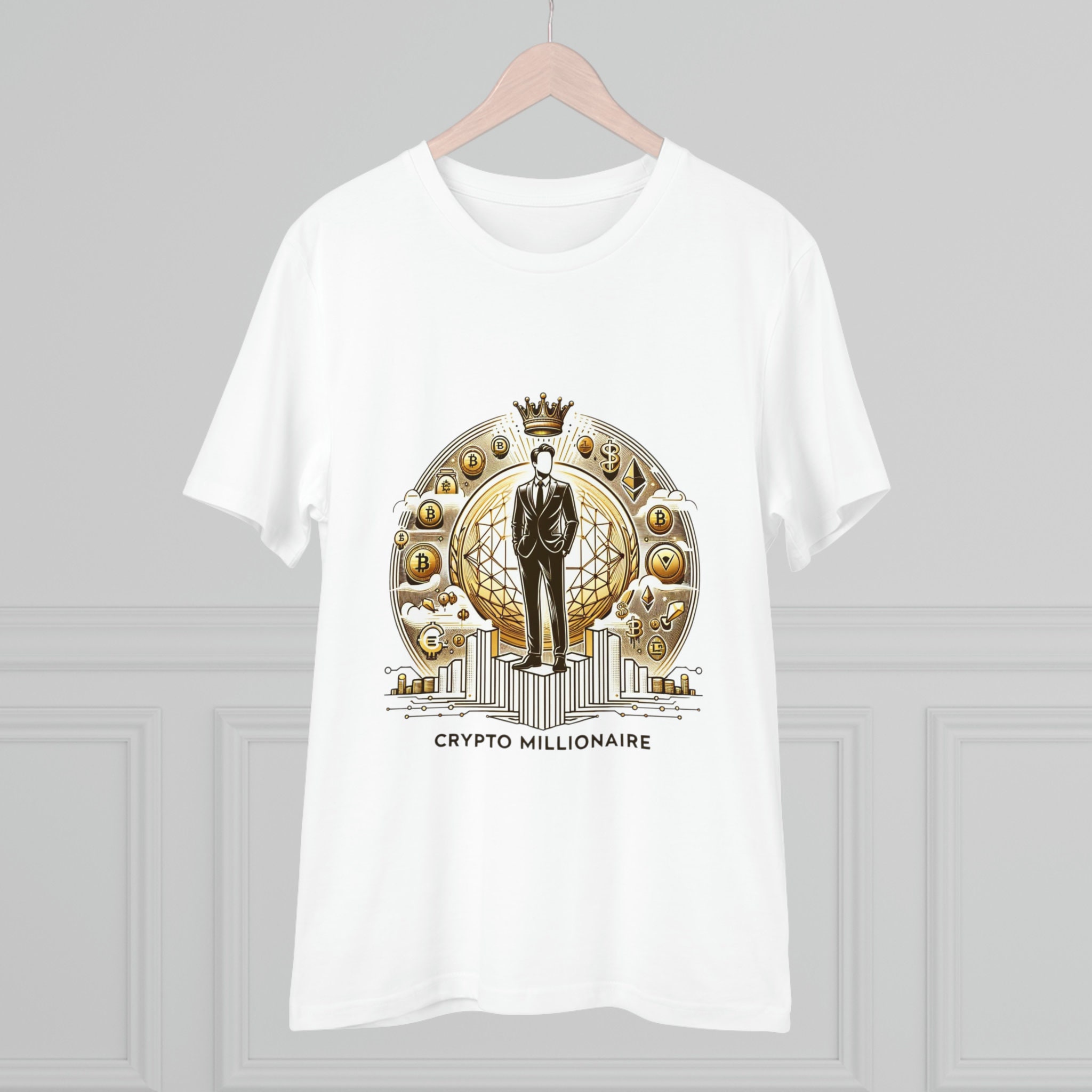 リーガル クリプトミリオネアTシャツ：オーガニックコットン 暗号通貨投資家Tシャツ - Etsy 日本