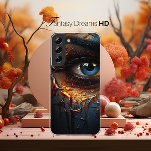 Fantasy Eye Samsung Galaxy Handyhülle: Abstrakte Kunst, schützendes TPU