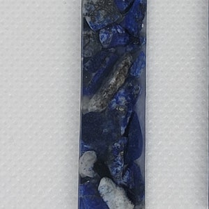 Lapus lazuli stone earrings. Blue stone earrings.