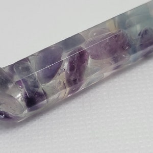 Mixed crystal necklace.