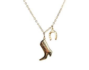 Boots & Horseshoe Gold Boots & Horseshoe Gold