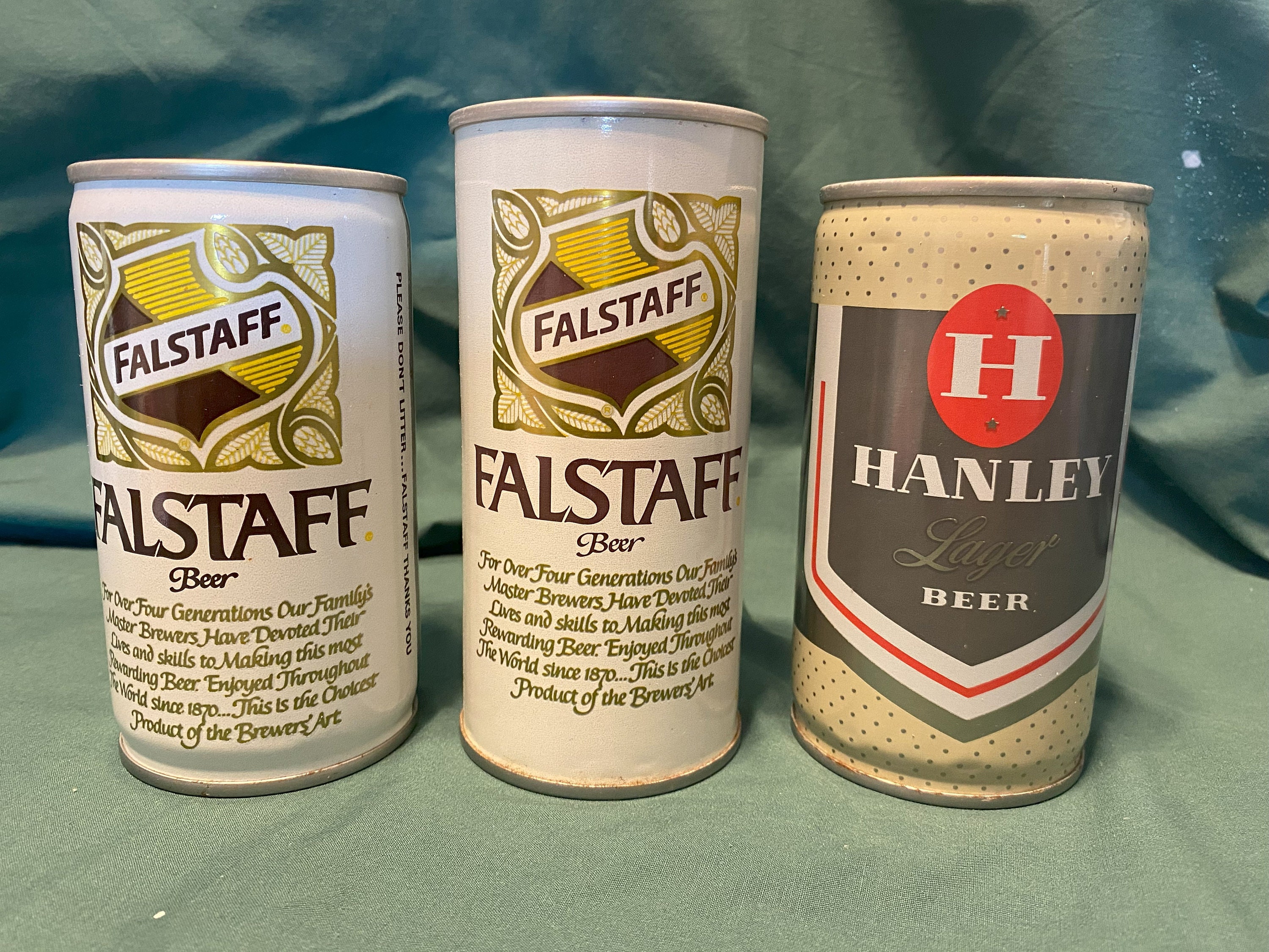 【海外輸入】 Brewing Falstaff Vintage Corporation Three Variety. Can Beer アンティーク雑貨